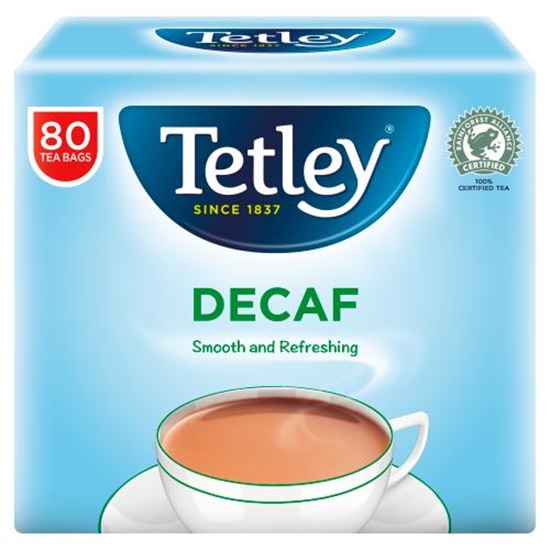 Picture of TETLEY DECAF ROUND TEA BAGS X80